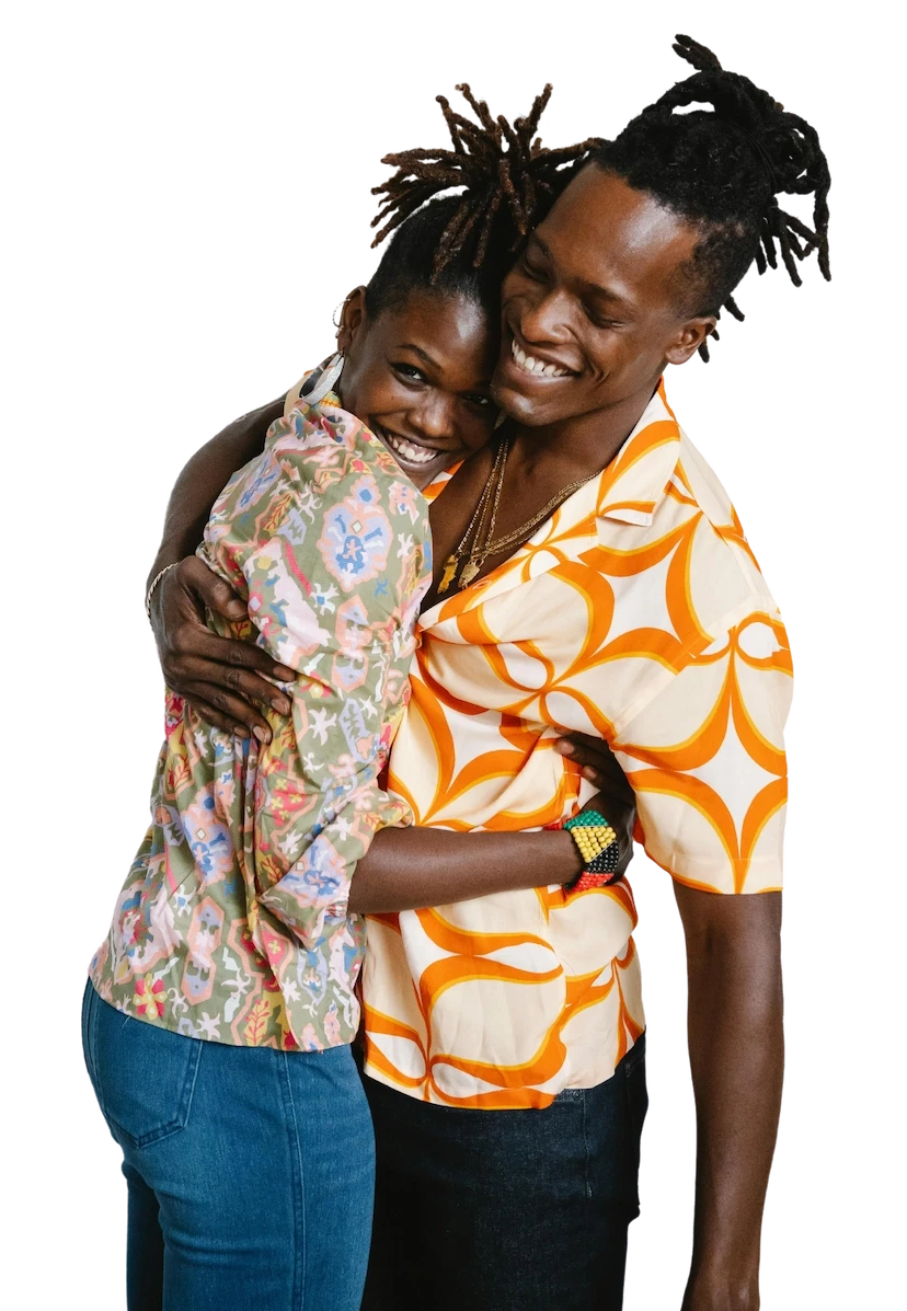 Happy couple